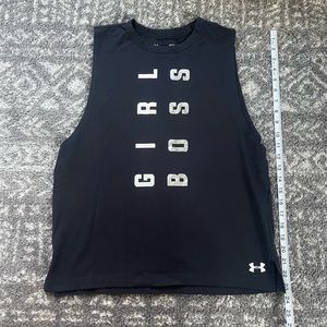 Under Armour Heatgear Women’s Tank top L Girl boss